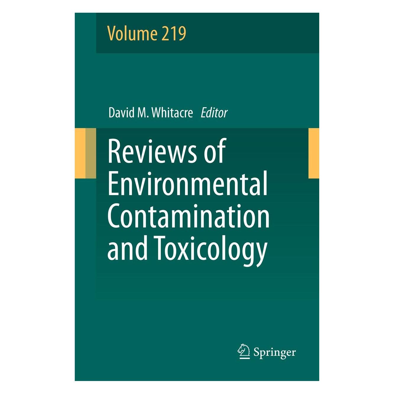 Springer Reviews of Environmental Contamination (Englisch, Hardcover, David M. Whitacre) (9781461432807)