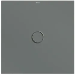 Bette quadrat Duschwanne „BetteFloor“ 800 × 800 mm ohne Oberflächenbeschichtung, ohne Oberflächenveredelung, ohne Wannenträger, in Smoke