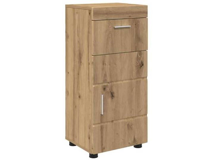 BEST Armoire WC（bien rangée et organisée）- Cabinet de salle de bain avec stockage TULUM chêne artisanal Nov851235