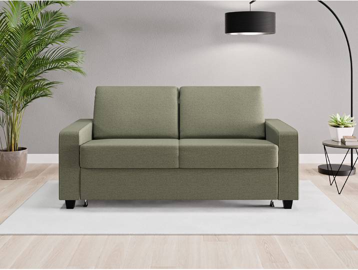 Einzelsofa Nairobi - Grün (Farngrün) - Feiner Strukturstoff