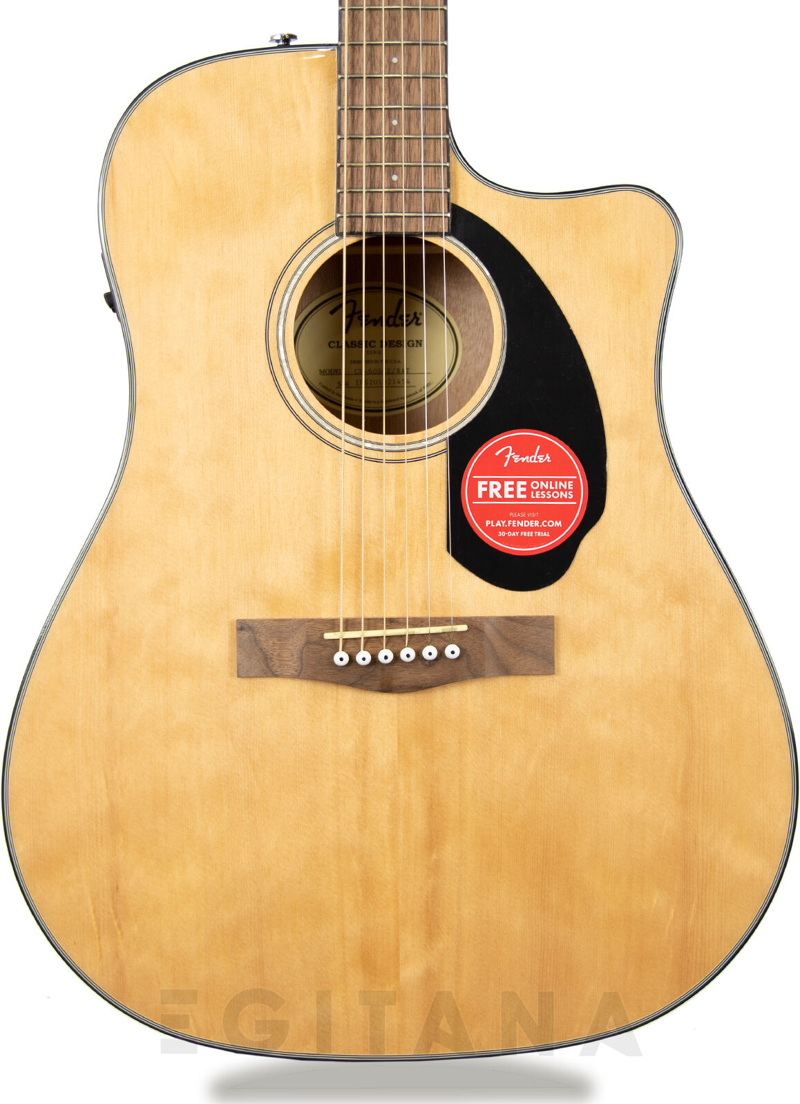 Fender CD-60SCE Nat