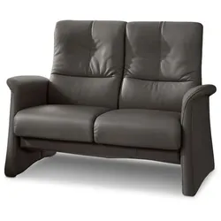 himolla Sofa Schweinfurt Leder Grau Rauch 2-Sitzer