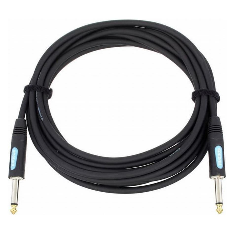 Cordial Intro Cable 5 - Instrumenten- und Gitarrenkabel CCFI PP (3 m, 6.3mm Klinkenkabel) (CCFI 3 PP)