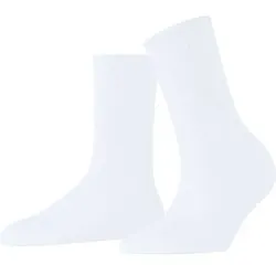 Falke Damen FALKE Cotton Rib SO, Größe 35-38 in Weiß 2000