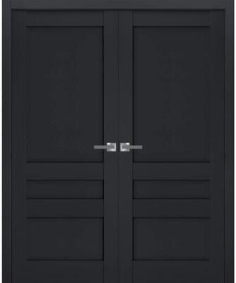 SARTODOORS Veregio 7411 Antracite Wood Interior Double Doors