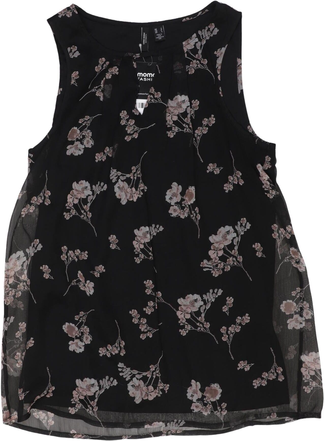 Vero Moda Maternity Damen Top, Schwarz, Gr. S, Synthetik - Second Hand