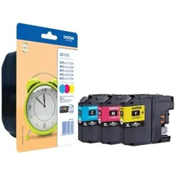 Brother, Druckerpatrone, LC125XLRBWBPDR Tintenpatrone MultiPack CMY 1.200 Seiten ISO/IEC 24711
