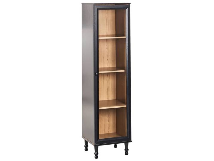 Vitrine en verre 40 cm noir