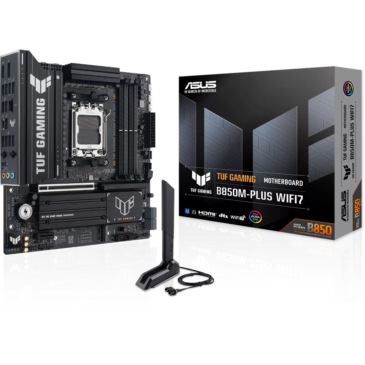 Asus TUF Gaming B850M-Plus WIFI7 AMD B850 So.AM5 DDR5 µATX Retail