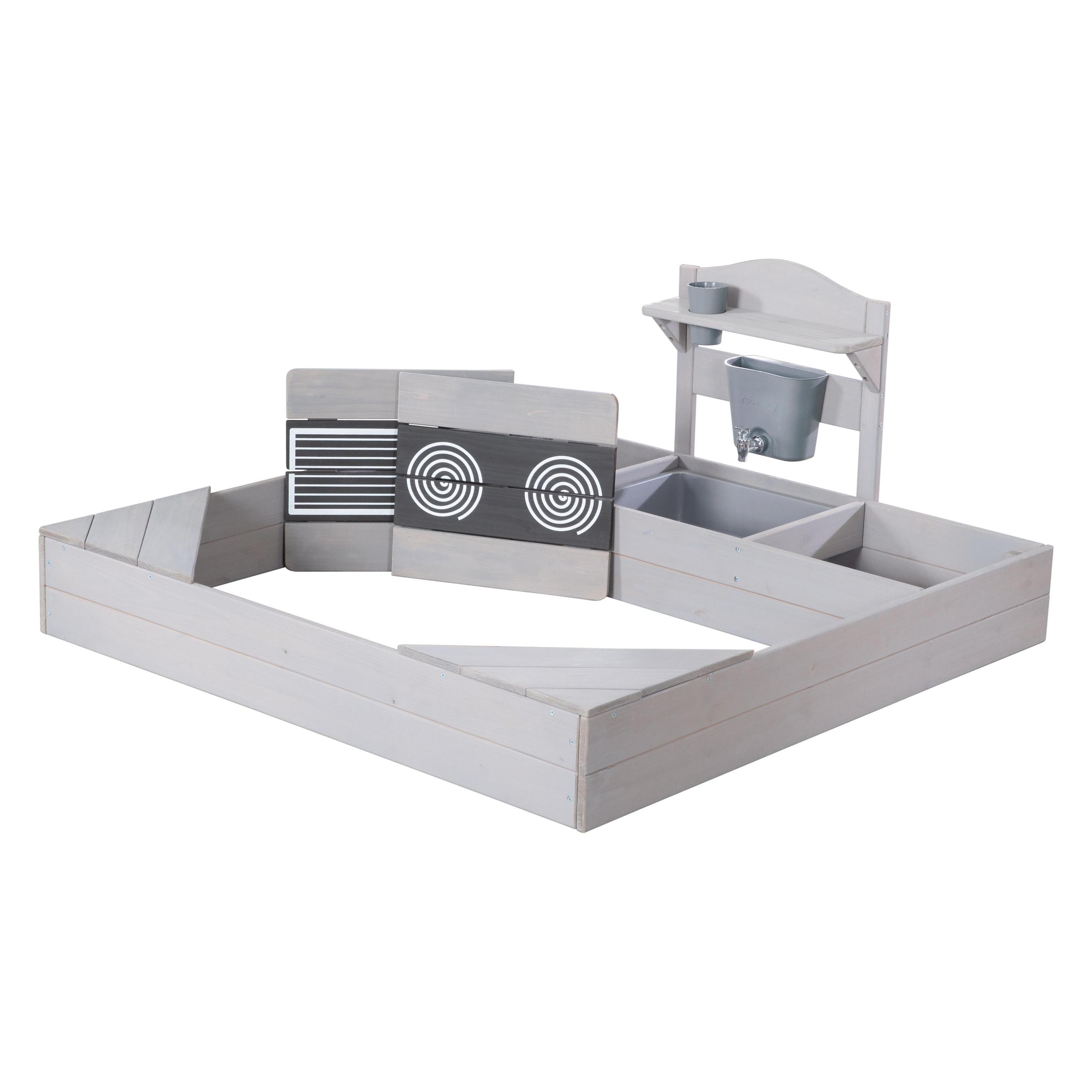 Roba Sandkasten mit Matschküche inkl. Abdeckplane (456061GAZU)