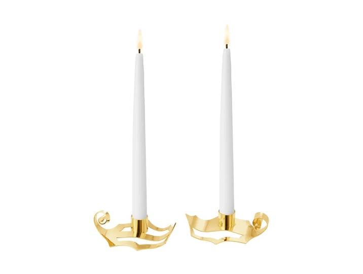 Georg Jensen bougeoirs 2026 Or, 2 pièces