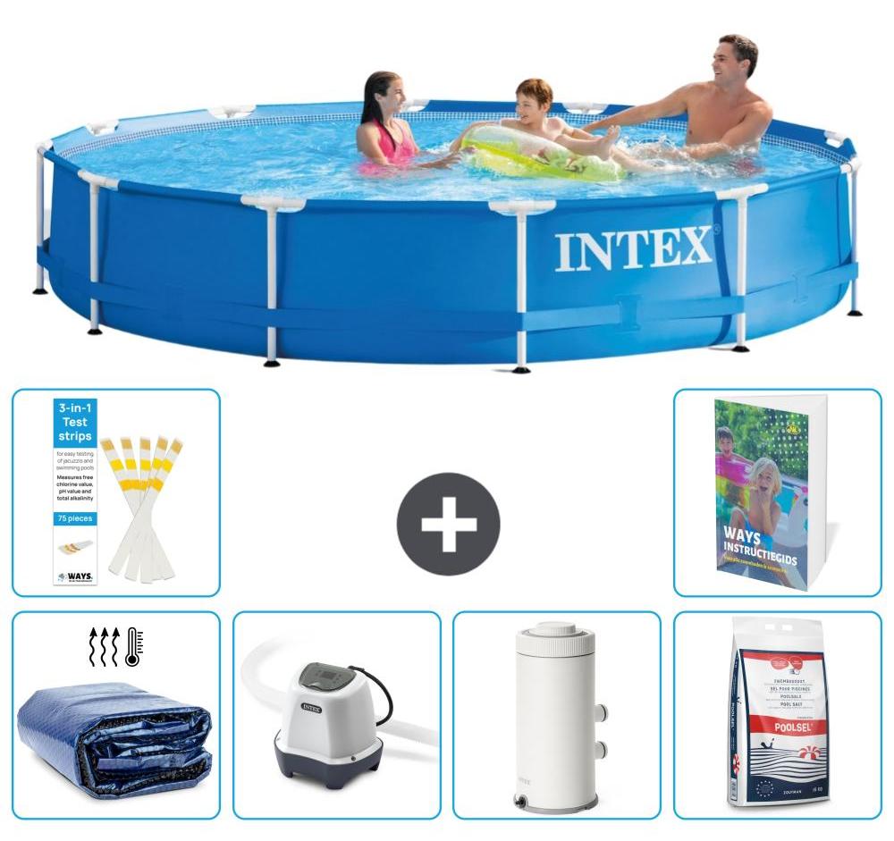 Frame Pool Rund - 366x76 cm - 5-teilig S155