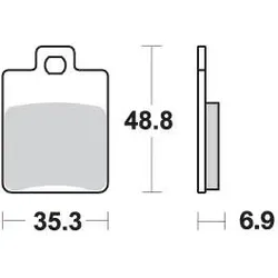SBS, Bremsbeläge