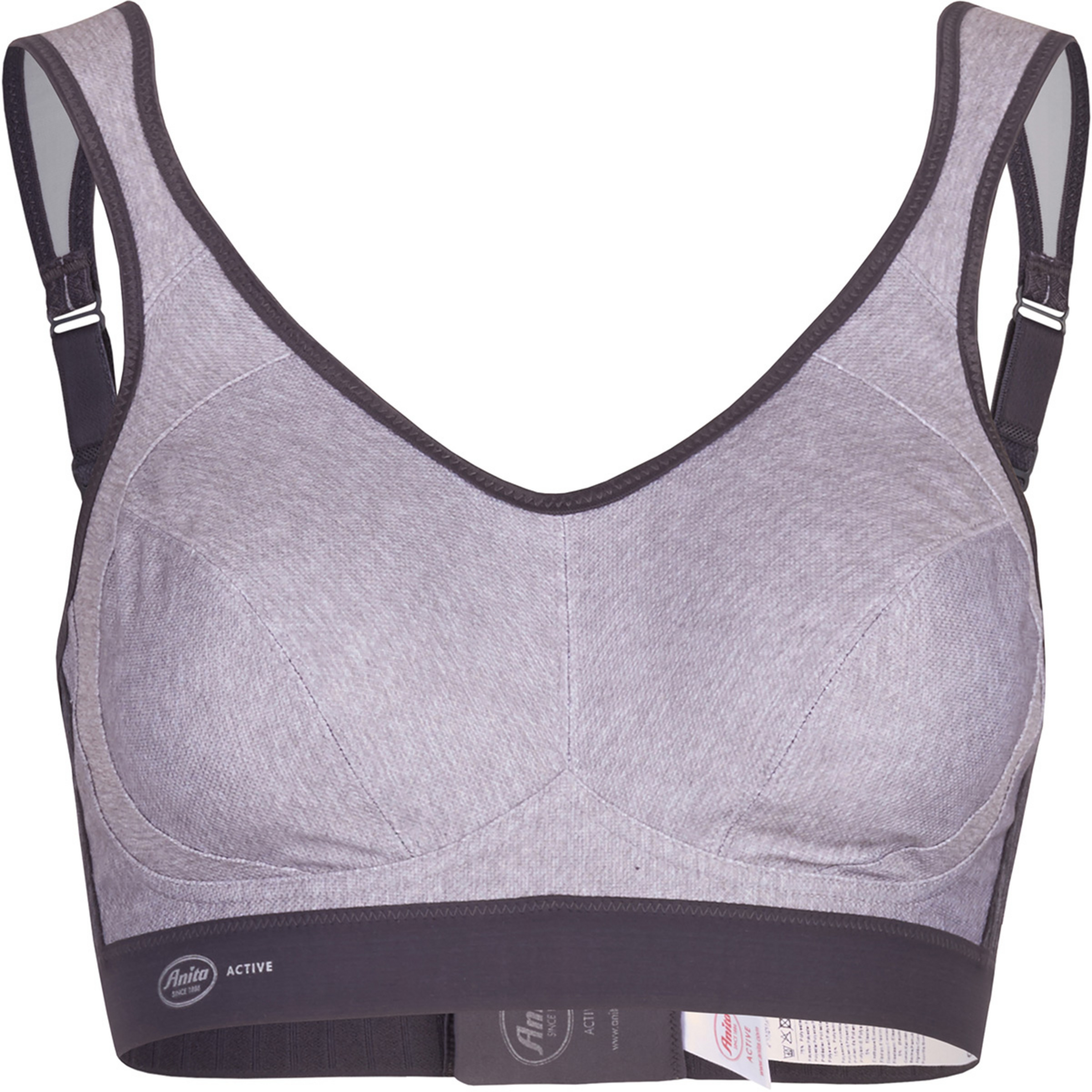 Anita Extreme Control Sport BH Damen Sport-BHs grau Größe 90C Hautfreundlich