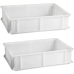 Set mit 2 geschlossenen Servierboxen 40x30x10h cm 10 Liter