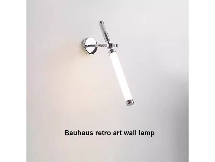 Bauhaus chambre lampe de chevet nordique rétro Style industriel applique couloir salle de bain LED longue bande applique murale décor à la maison lampe