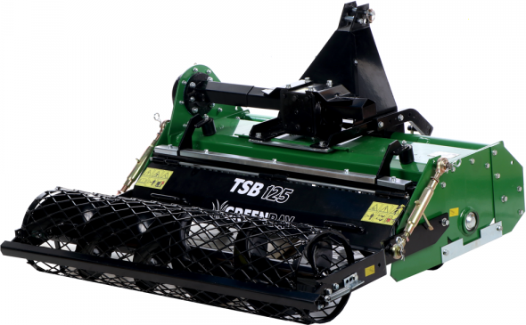 GreenBay - Enfouisseur de pierres pour tracteur TSB 125