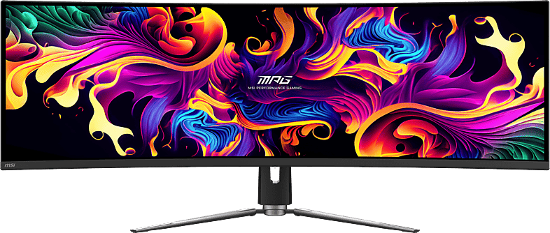 Monitor gaming - MSI MAG 491CQP 49 QD-OLED, Curvo, 49", DQHD, 0.03 ms, 144 Hz, OLED Care 2.0, Negro