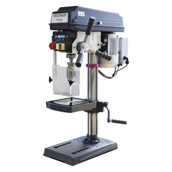 Optimum Tisch- und Säulenbohrmaschine mit Keilriemenantrieb D 17Pro SET 230V (3003010SET)