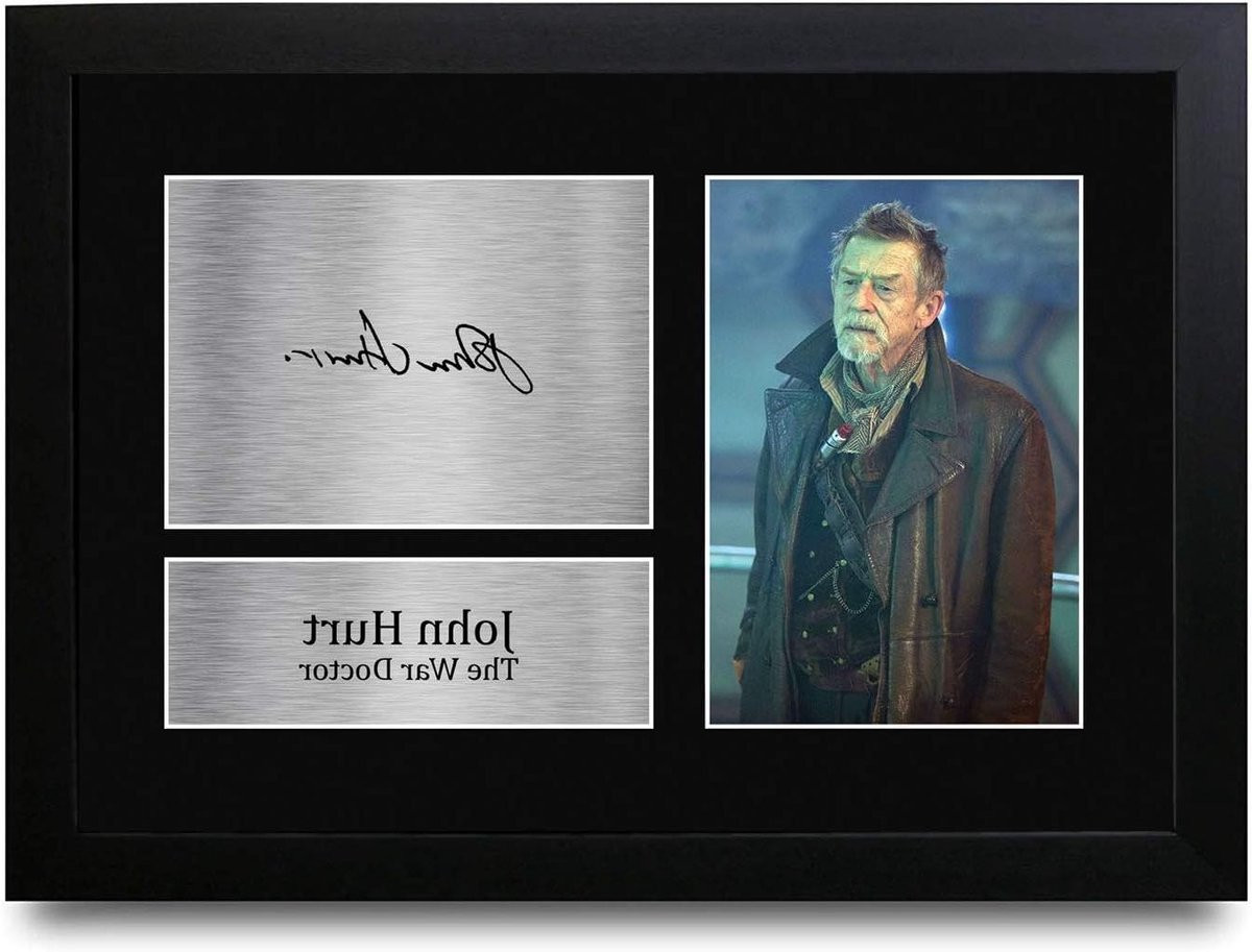 Gedrukte John Hurt Foto War Doctor Print Tv Show Memorabilia Gesigneerde Replica voor Fans