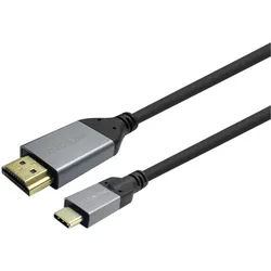 Vivolink USB-C to HDMI Cable 1m Black, Video Adapter, Schwarz