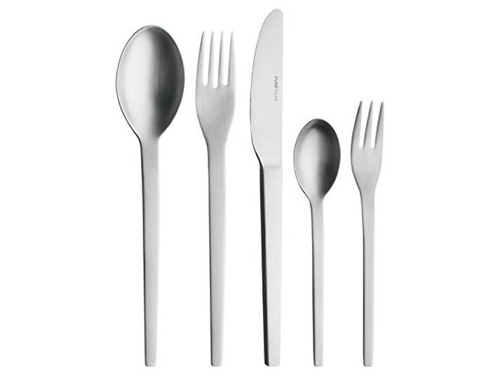 PURESIGNS Besteckset 30-teilig Edelstahl 18/10 matt SIX für 6 Personen rostfrei & spülmaschinenfest