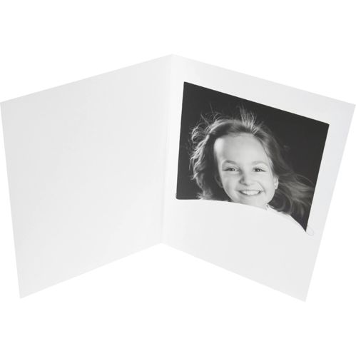 1x100 Daiber Portraitmappen Profi-Line bis 9x13cm weiß