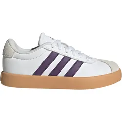 adidas VL Court 3.0 Suede Sneaker Kinder KK4517 - cloud white/violet/gum 3 33