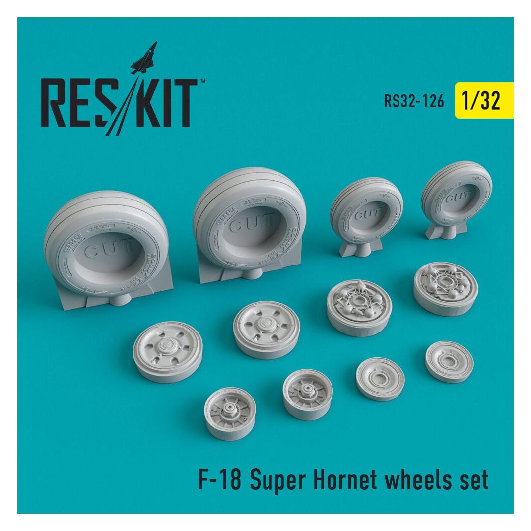 ResKit F/A-18 Super Hornet wheels set (RS32-0126)