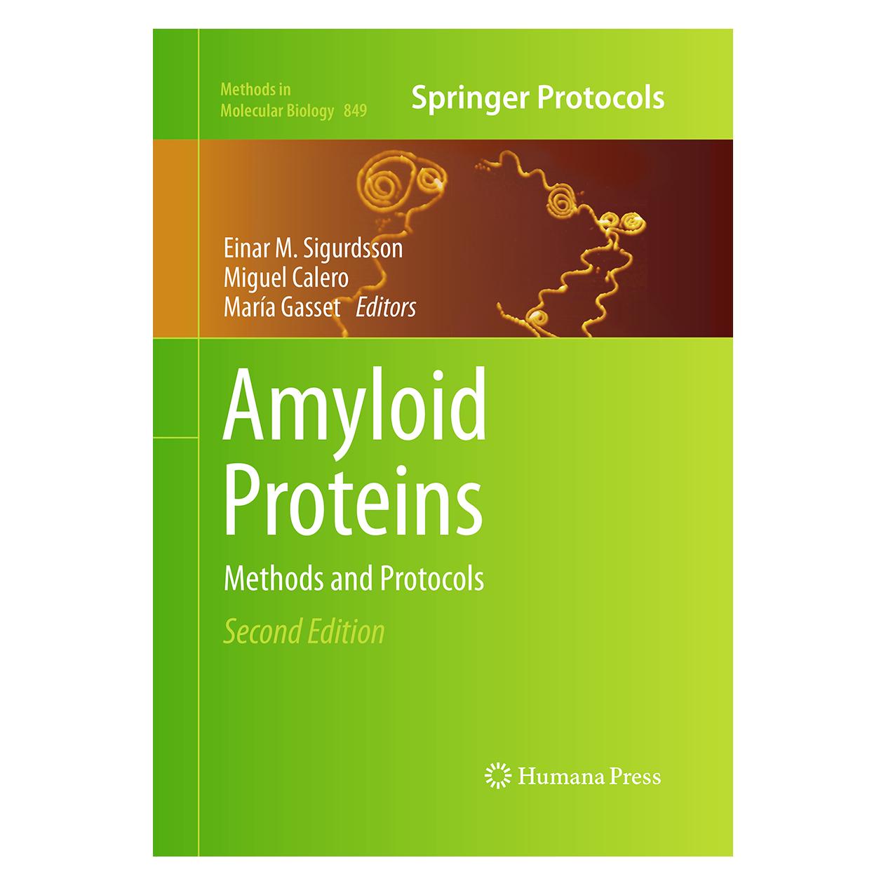 Springer Amyloid Proteins (Englisch, Softcover, Calero, Einar M. Sigurdsson, Gasset, Mara, María Gasset, Miguel, Miguel Calero) (55965467)