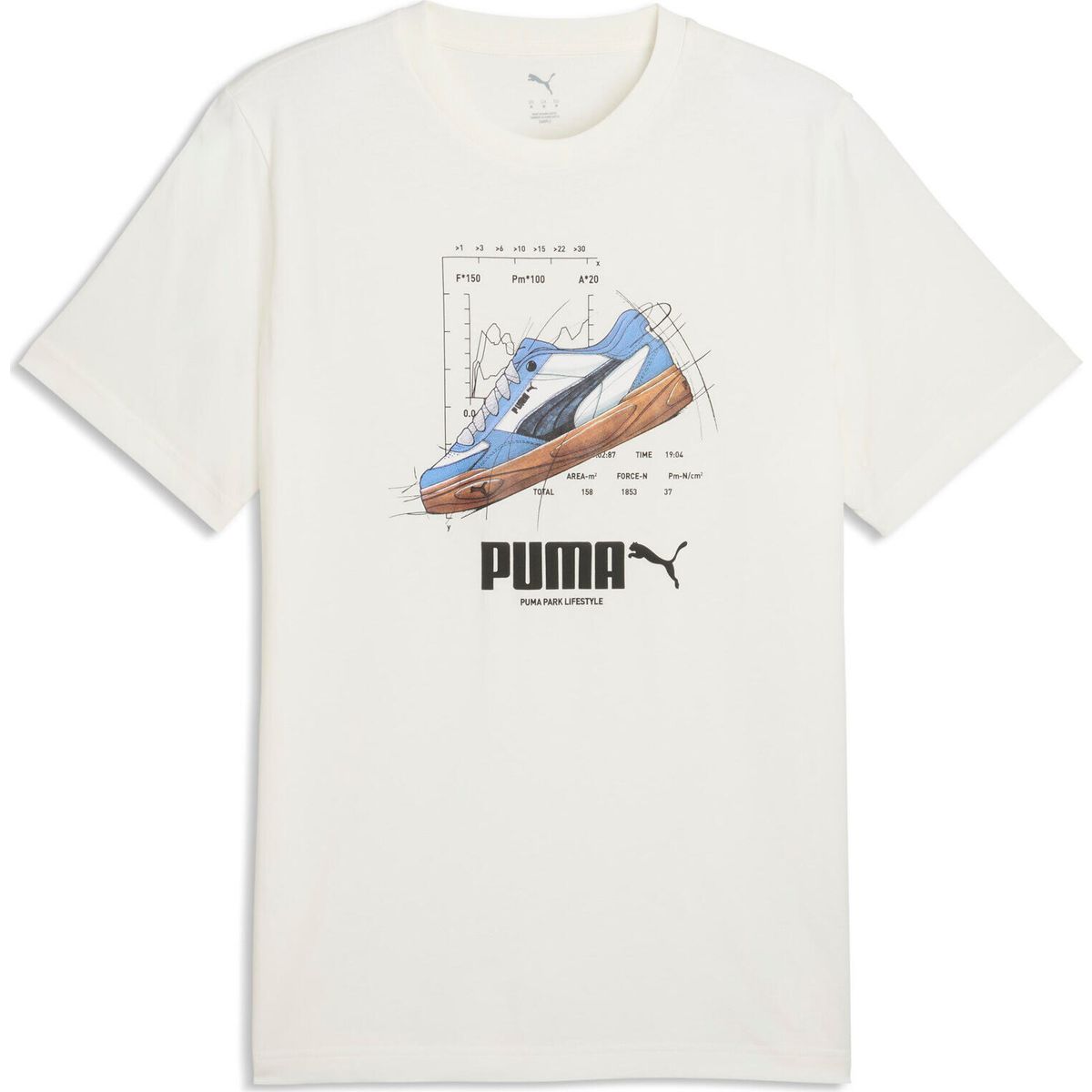 Puma Graphics Sneaker Tee warm white (87) XXL 694358-87-XXL