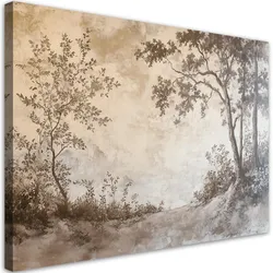 WANDBILD wald bäume natur