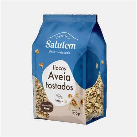 FLOCOS TOSTADOS AVEIA INTEGRAL SALUTEM 350g