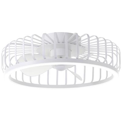 BRILLIANT LED Deckenleuchte "Capo", weiß, 1, Ø 48cm H: 17cm, 1 Stk., Leuchten, LED-Ventilator, Ø 48 cm, 4200 lm, dimmbar, CCT, LED Deckenleuchte