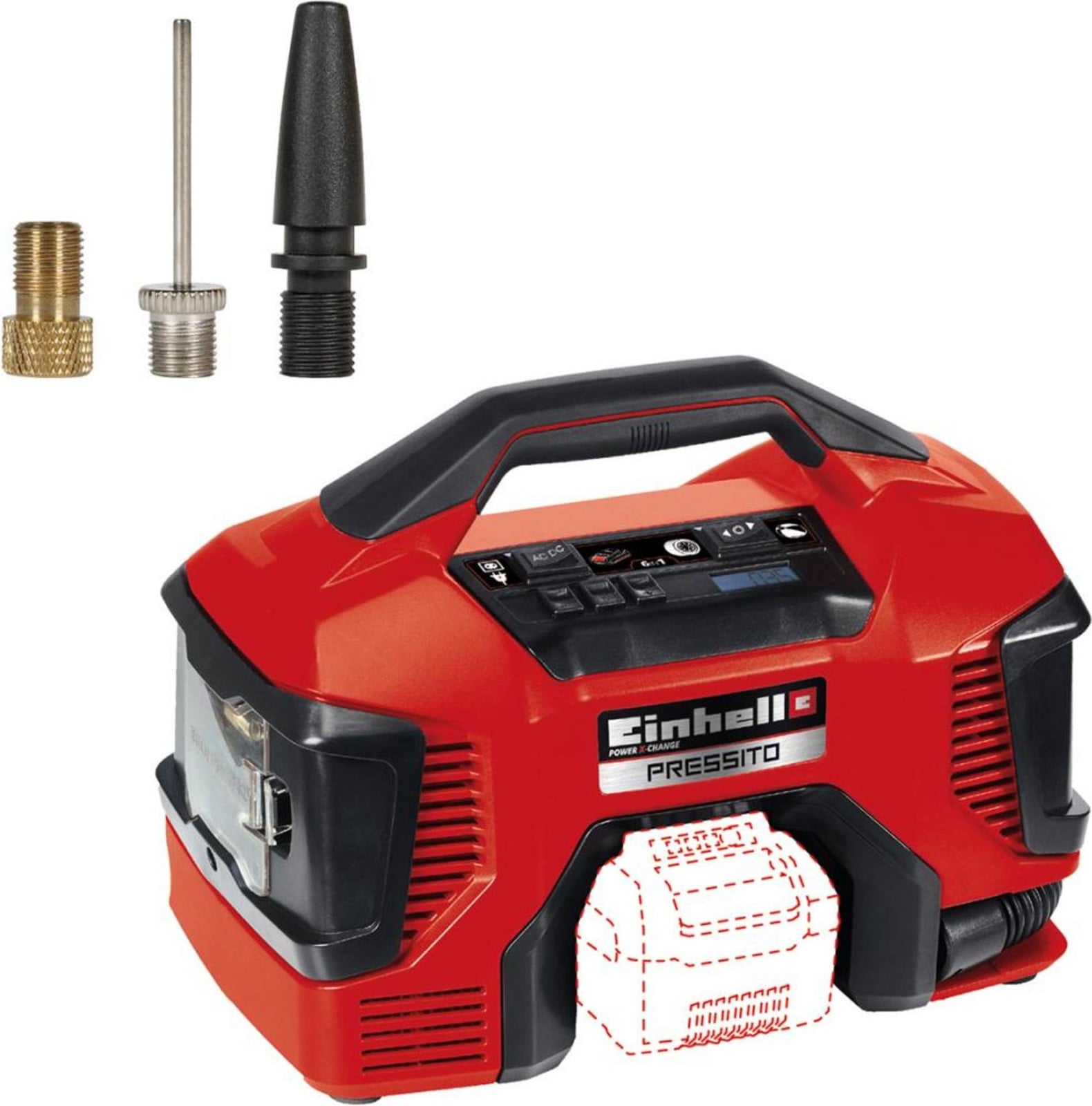 Einhell Power X-Change hybride compressor PRESSITO