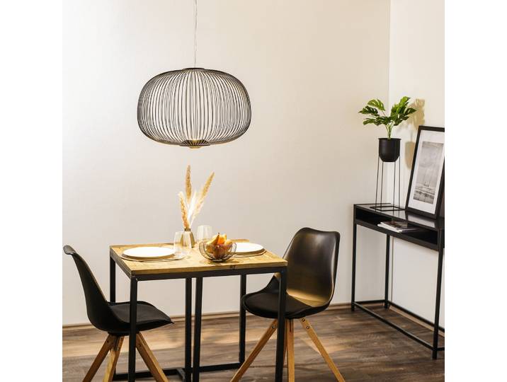 Spokes 2 MyLight LED-Hängeleuchte, schwarz - Foscarini Spokes 3 - Wohnzimmer - Design - Metall - Einflammig