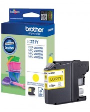 Brother Original Tintenpatrone 260 Seiten Gelb (LC221Y)