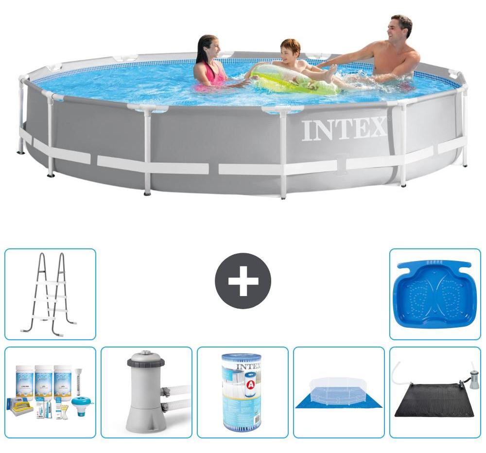 Prism Frame Pool Rund - 366x76 cm - 8-teilig S41930