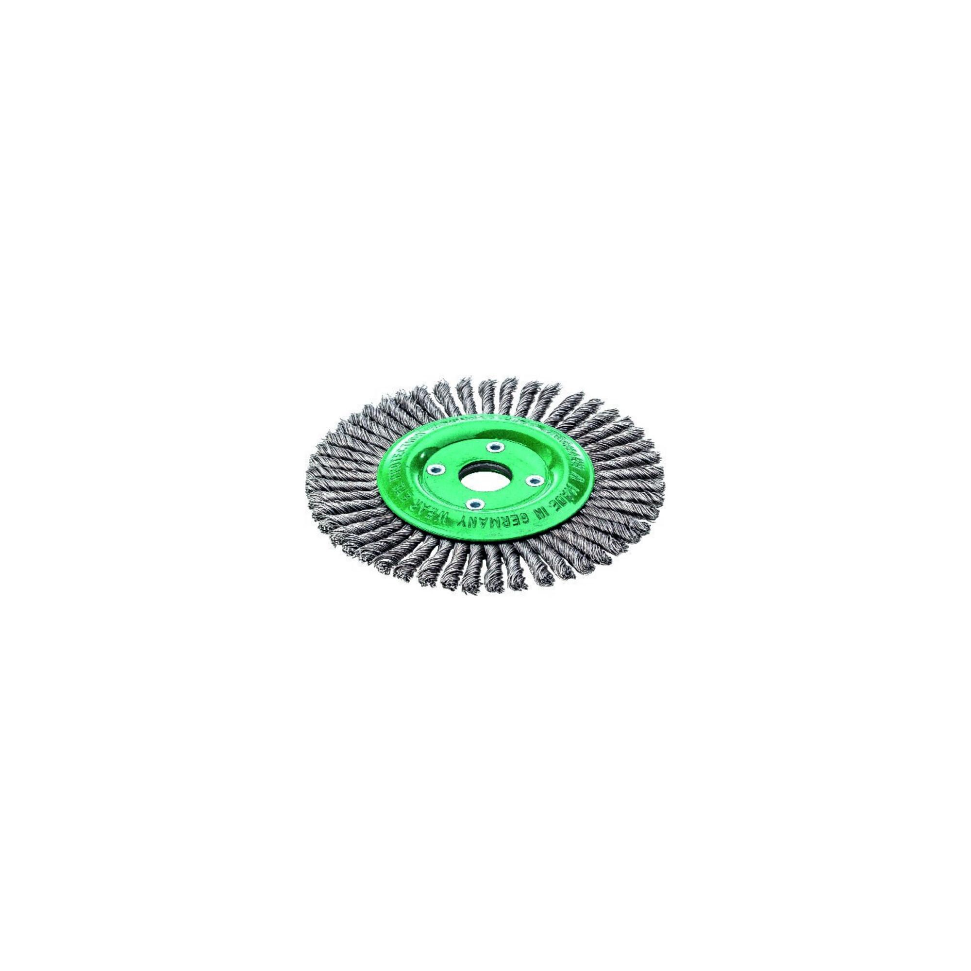 Rundbürste D.125mm Bohr.Drahtstärke 0,5mm VA 6mm 15000min-¹ LESSMANN (473801EZ)