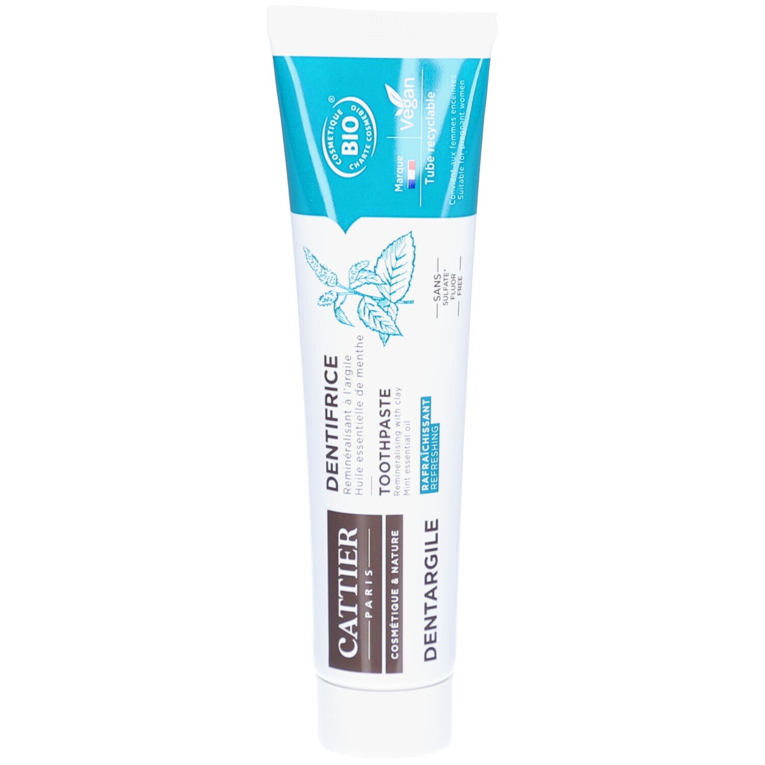 Dentargile - Pâte dentifrice à l'huile essentielle de menthe. tube 75 g ml Zahnpasta
