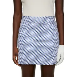 J. LINDEBERG Skirt Amelie Print, beige/blau