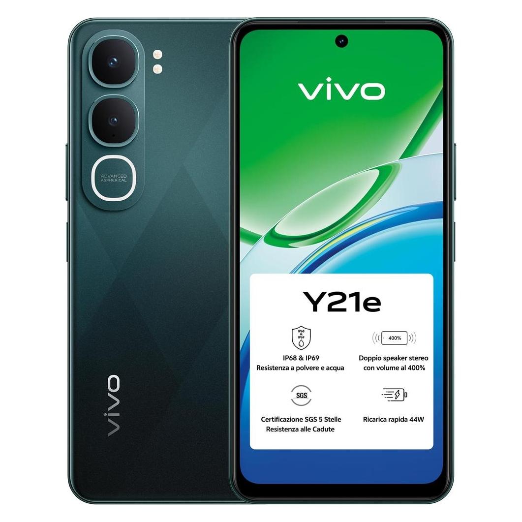 Vivo Y21e 4/128GB violett (128 GB, Green, Violett, 6.68", Dual SIM, 4G) (5672614)