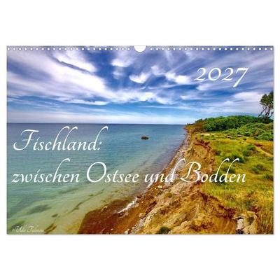 Fischland: zwischen Ostsee und Bodden (Wandkalender 2027 DIN A3 quer), CALVENDO Monatskalender