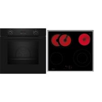 BX46PB0, Backofen-Set schwarz/edelstahl