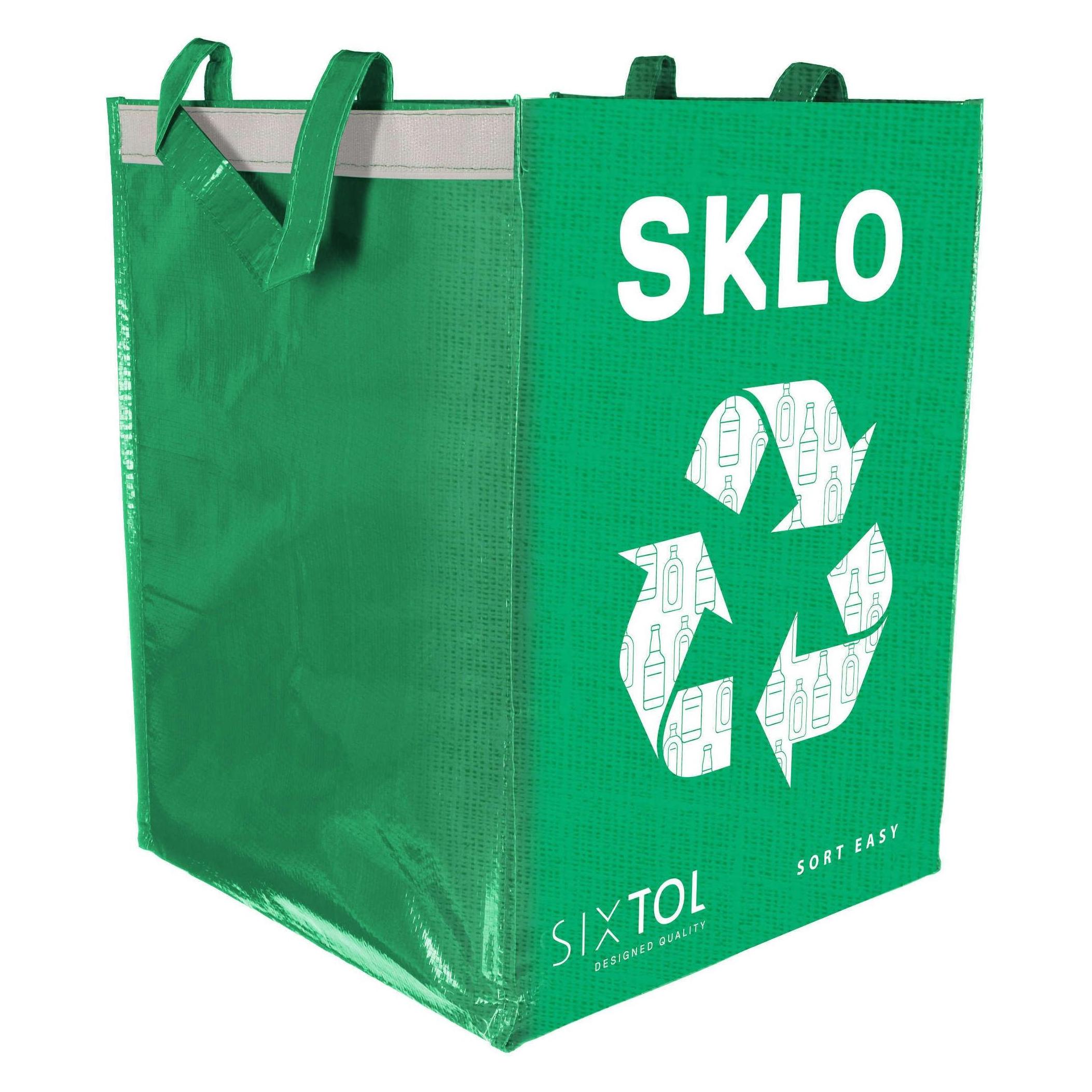 Sixtol Müllsortierbeutel SORT EASY GLASS, 30x30x40cm, 36l (36 l) (SX4205)