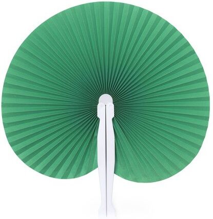 Éventail publicitaire pliable Stilo vert