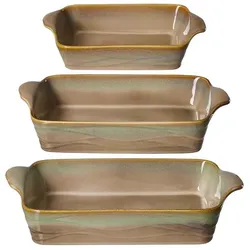 Ritzenhoff & Breker Tortosa Auflaufformen-Set eckig 3-teilig