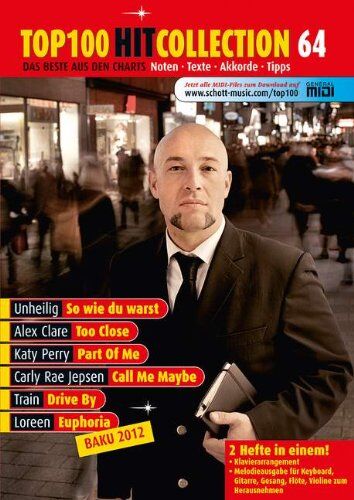 Uwe Bye - Top 100 Hit Collection 64: 6 Chart-Hits: So wie du warst - Too Close - Part Of Me - Call Me Maybe - Drive By - Euphoria (Baku 2012). Noten für Klavier und Keyboard.. Band 64. Klavier / Keyboard. - Preis vom 09.10.2026 07:28:09 h