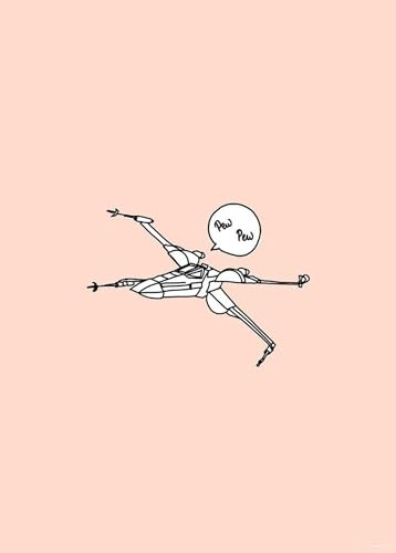 Komar Muurafbeelding Star Wars Pew Pew - Poster - Multicolour - 50 x 70 cm