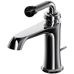 Steinberg Serie 355 Metamorphosis Waschtisch-Einhebelmischer, mit Ablaufgarnitur, Ausladung 130mm, 3551000, Farbe: Chrom
